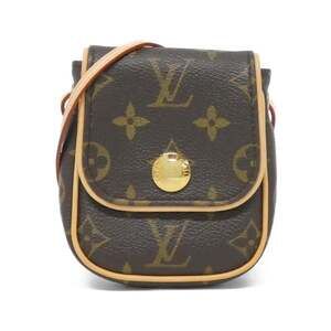 LOUIS VUITTON Authentic Brown Monogram Pochette Shoulder Bag